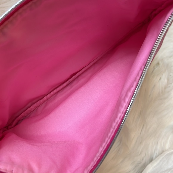 Set of 2 Victoria's Secret Striped Shimmer Makeup Toiletry Bags - Picture 5 of 8